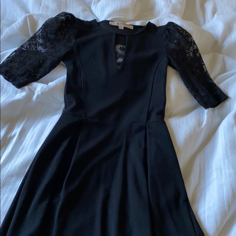 French Connection black lace dress